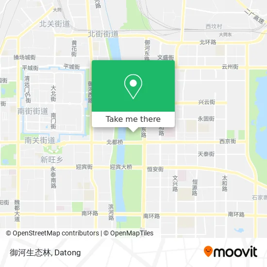 御河生态林 map