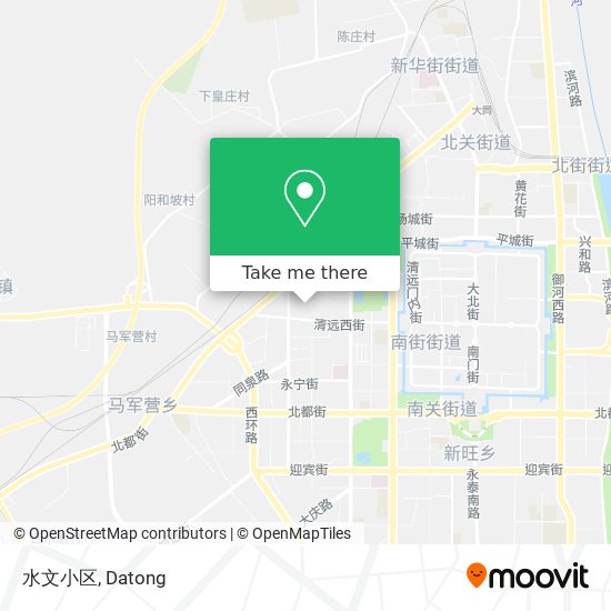 水文小区 map