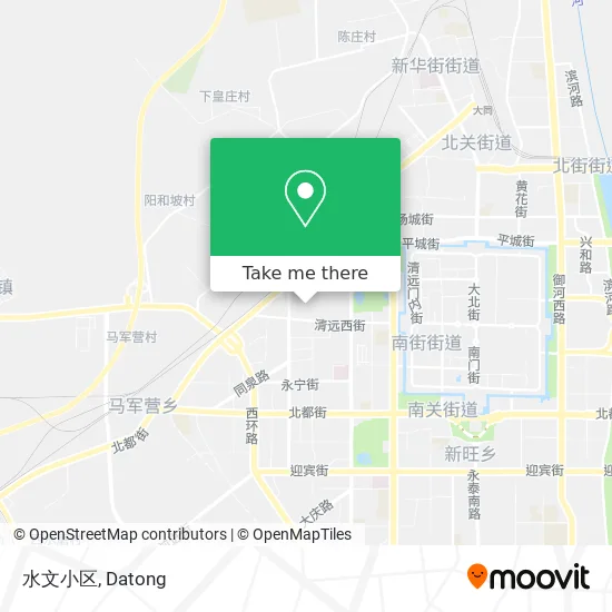 水文小区 map