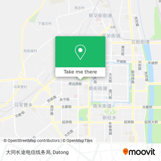 大同长途电信线务局 map