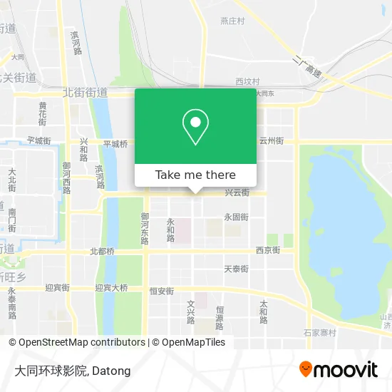 大同环球影院 map