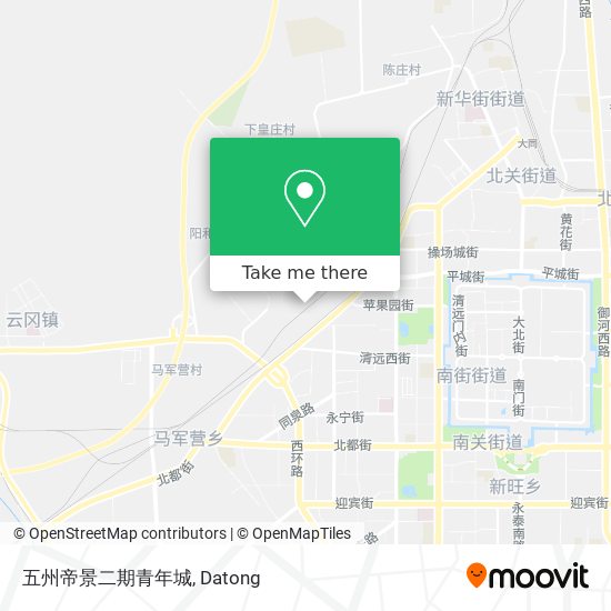 五州帝景二期青年城 map