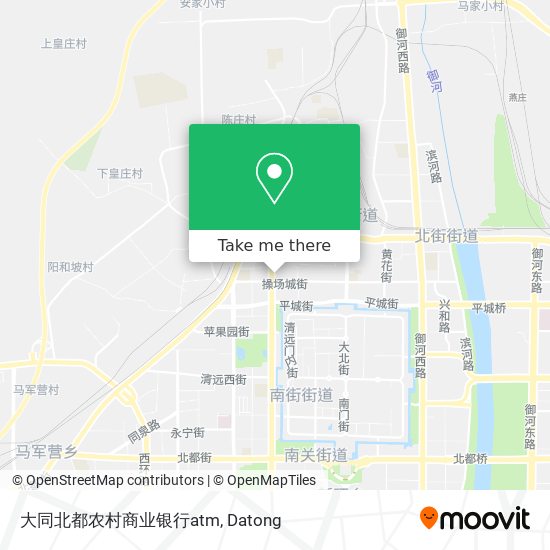 大同北都农村商业银行atm map
