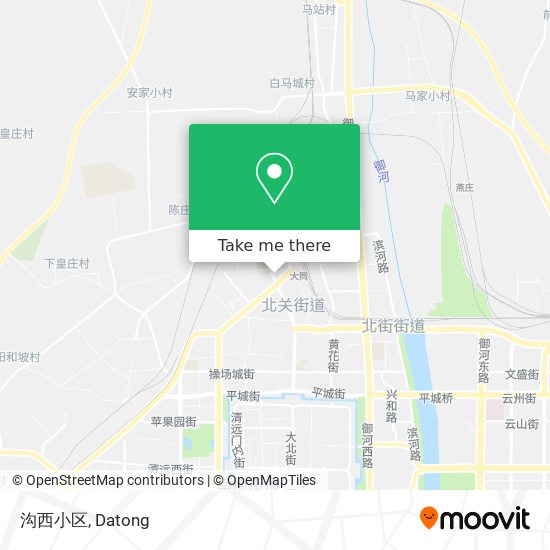 沟西小区 map