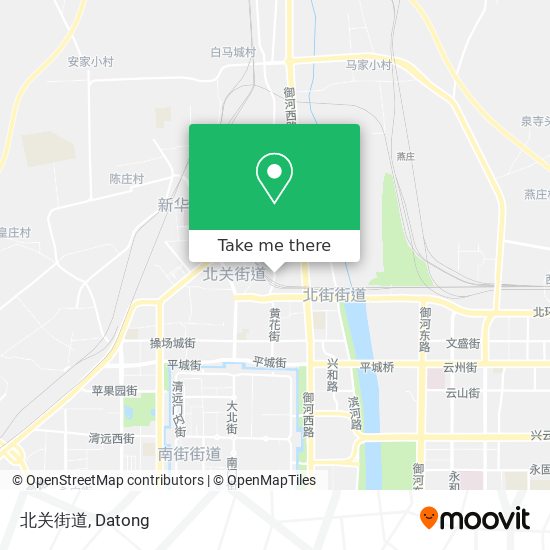北关街道 map