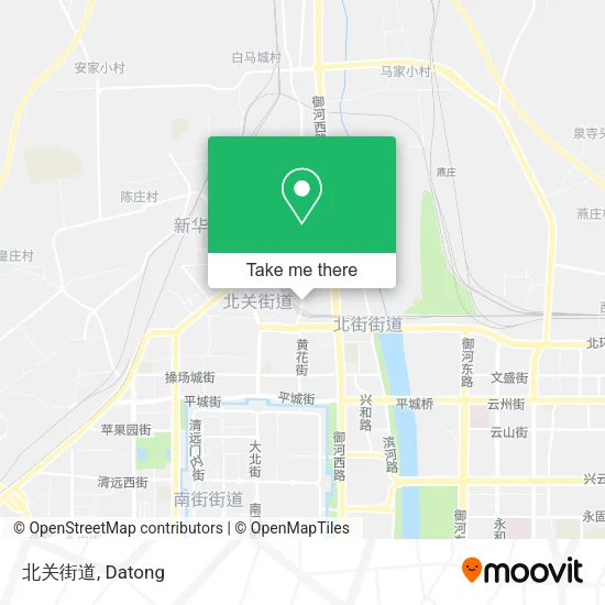 北关街道 map