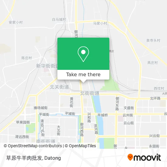 草原牛羊肉批发 map