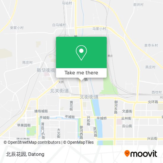 北辰花园 map