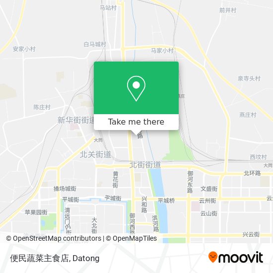 便民蔬菜主食店 map