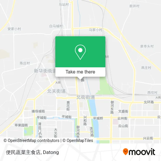 便民蔬菜主食店 map