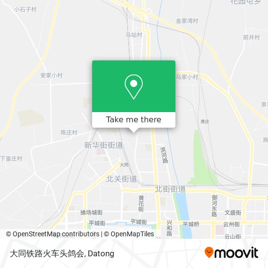 大同铁路火车头鸽会 map