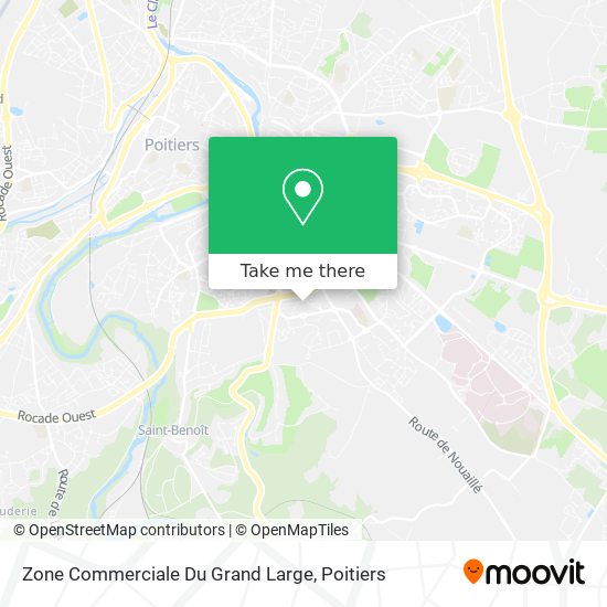Mapa Zone Commerciale Du Grand Large