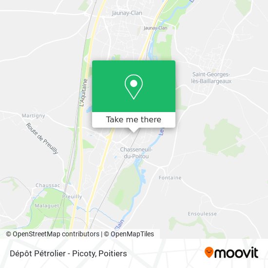 Dépôt Pétrolier - Picoty map
