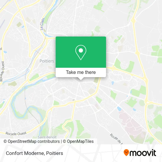 Confort Moderne map