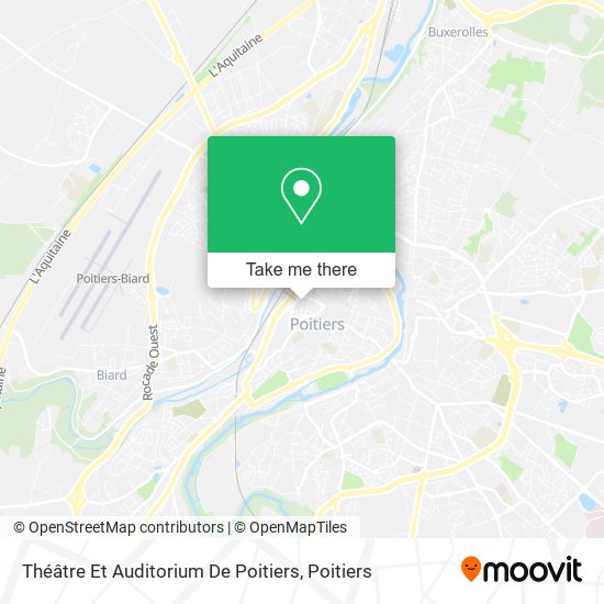 Théâtre Et Auditorium De Poitiers map