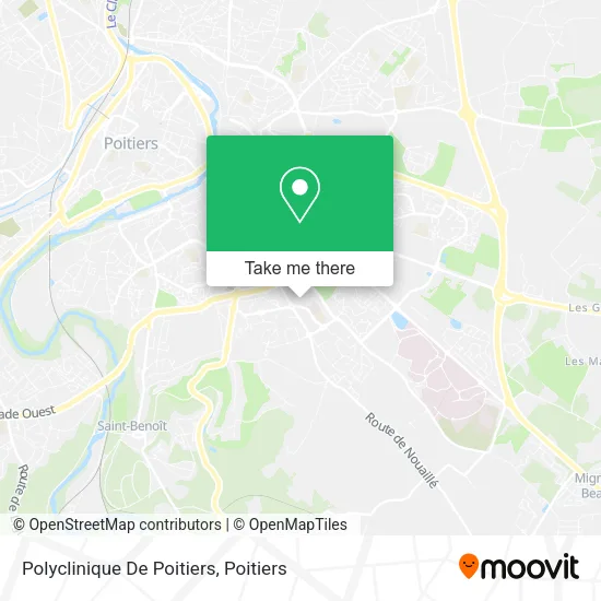 Polyclinique De Poitiers map