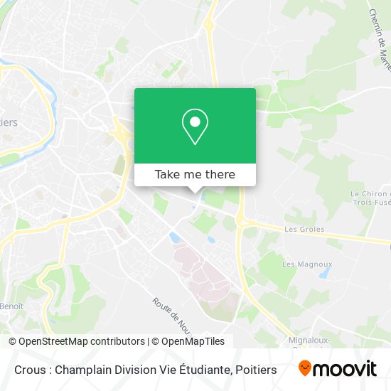 Crous : Champlain Division Vie Étudiante map