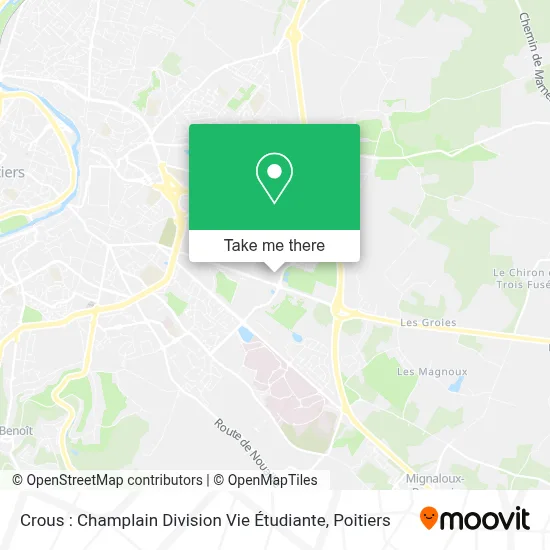 Crous : Champlain Division Vie Étudiante map