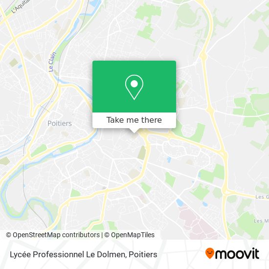 Lycée Professionnel Le Dolmen map