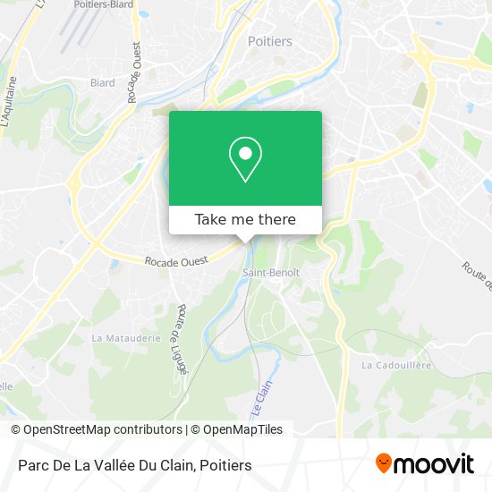Parc De La Vallée Du Clain map