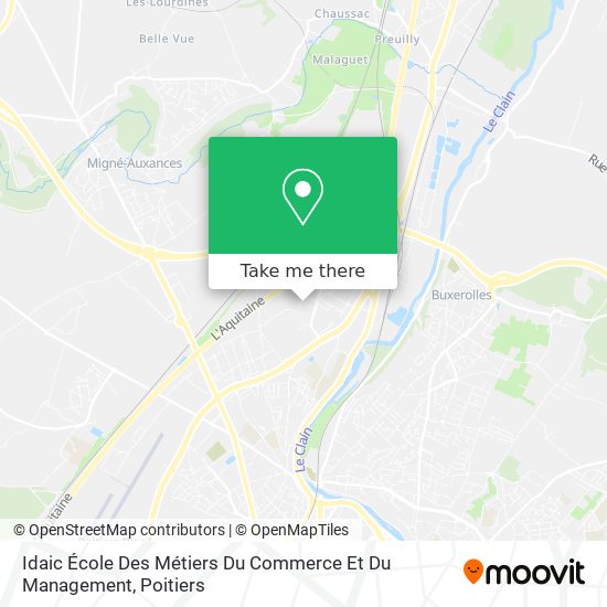 Idaic École Des Métiers Du Commerce Et Du Management map