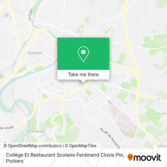 Collège Et Restaurant Scolaire Ferdinand Clovis Pin map