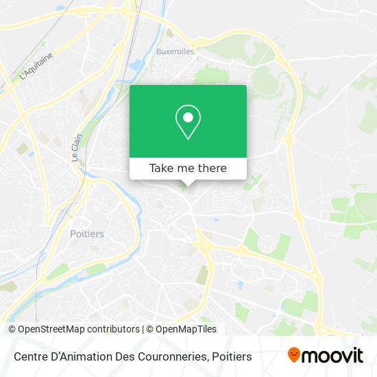 Centre D’Animation Des Couronneries map