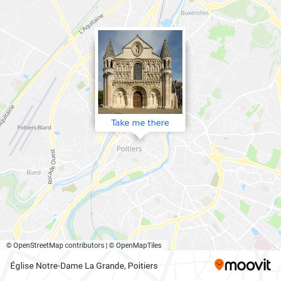 Mapa Église Notre-Dame La Grande