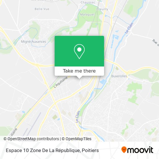 Espace 10 Zone De La République map