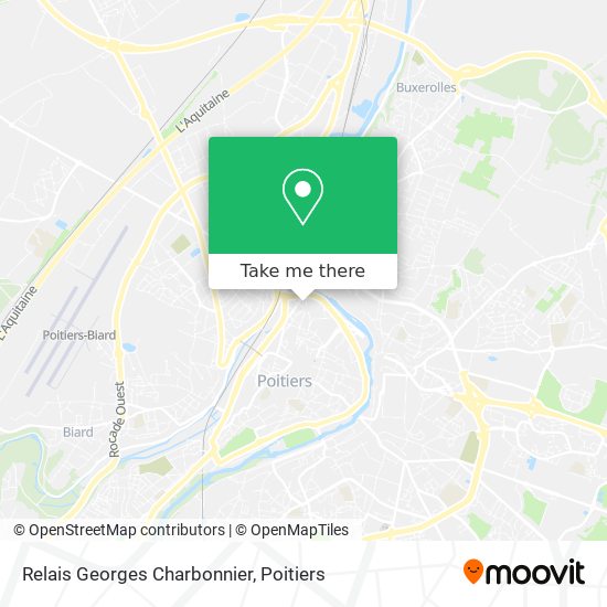 Mapa Relais Georges Charbonnier