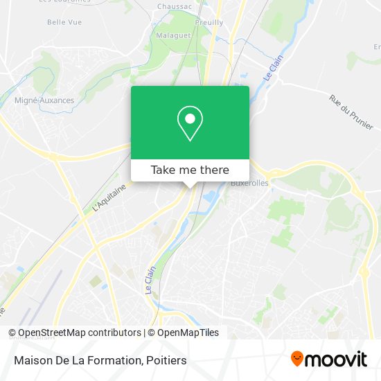 Maison De La Formation map