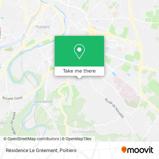 Résidence Le Gréement map