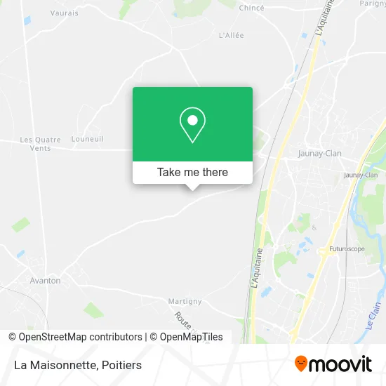 La Maisonnette map