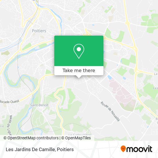 Les Jardins De Camille map