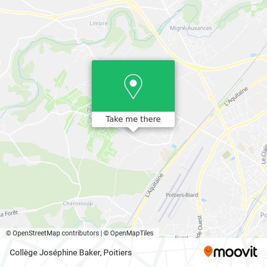 Collège Joséphine Baker map