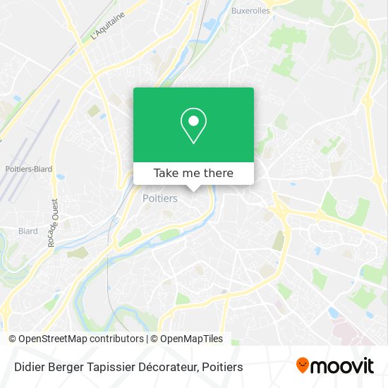 Didier Berger Tapissier Décorateur map