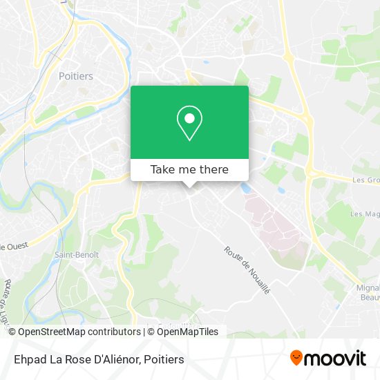 Ehpad La Rose D'Aliénor map