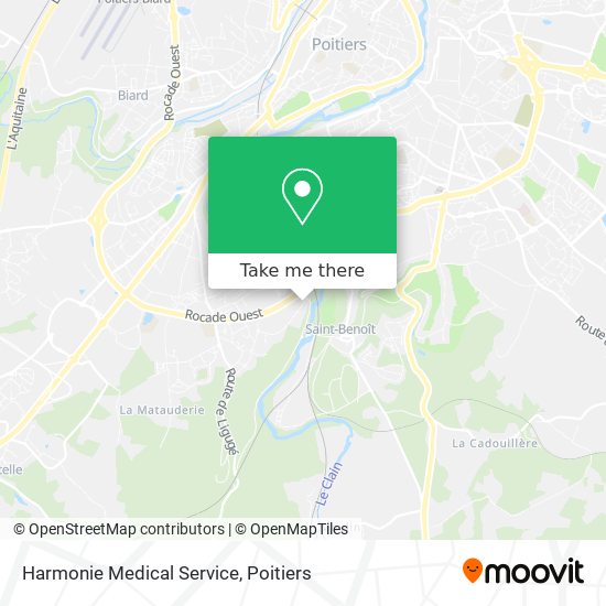 Harmonie Medical Service map