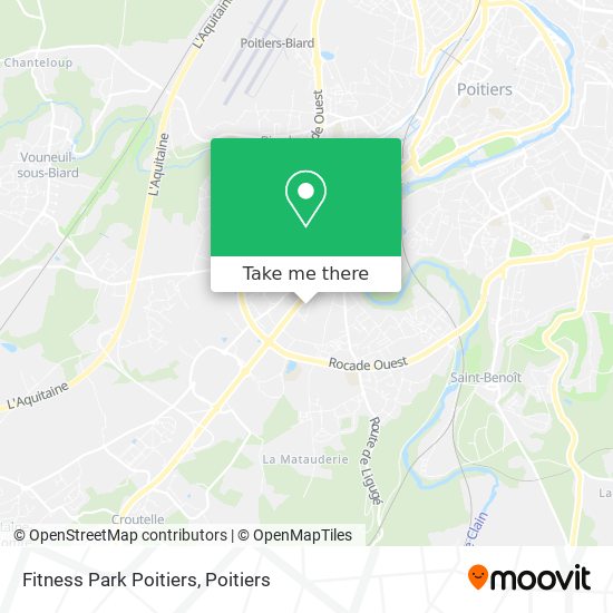 Fitness Park Poitiers map