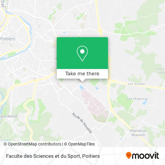 Faculte des Sciences et du Sport map