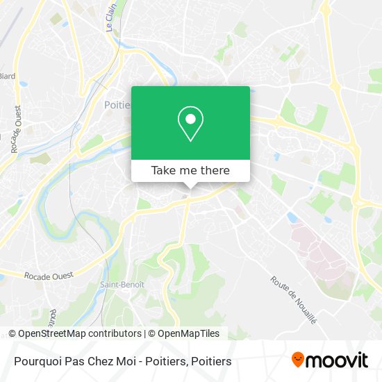 Pourquoi Pas Chez Moi - Poitiers map