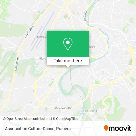 Association Culture-Danse map