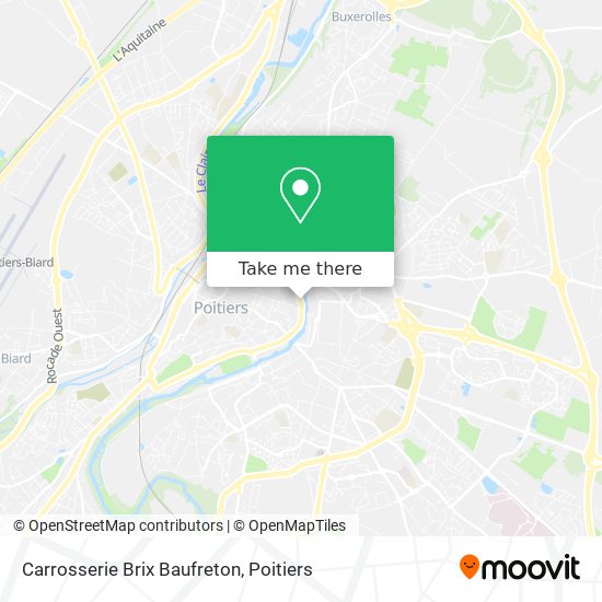 Carrosserie Brix Baufreton map