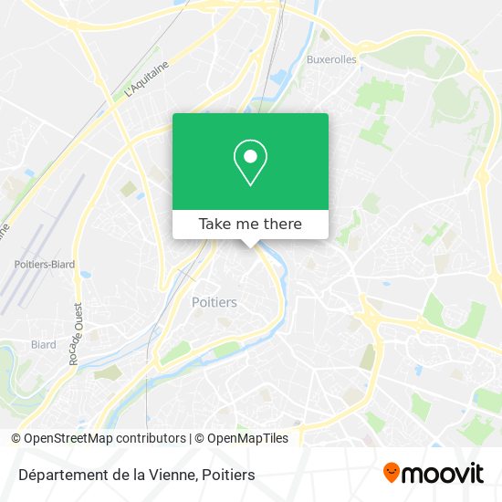 Département de la Vienne map