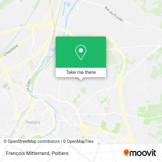 François Mitterrand map
