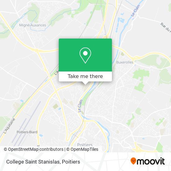 College Saint Stanislas map