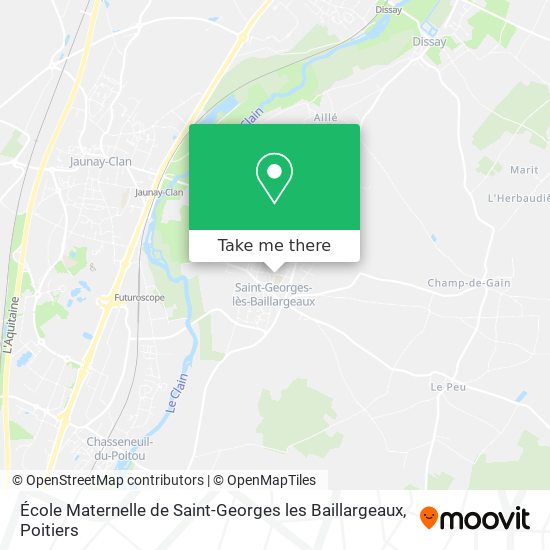 École Maternelle de Saint-Georges les Baillargeaux map