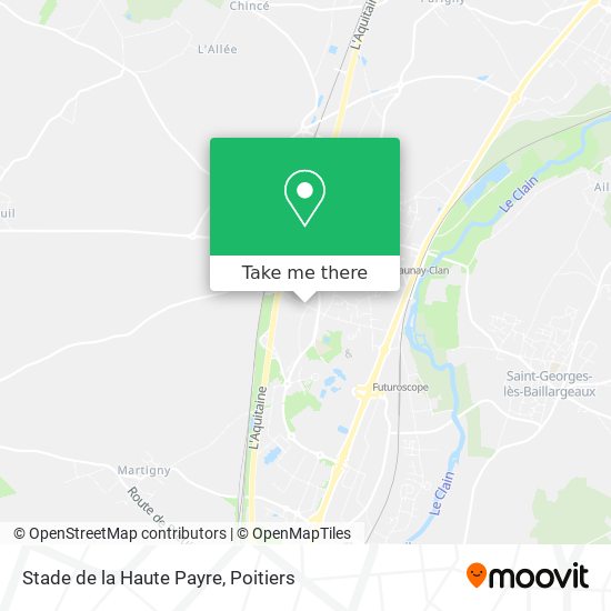 Stade de la Haute Payre map