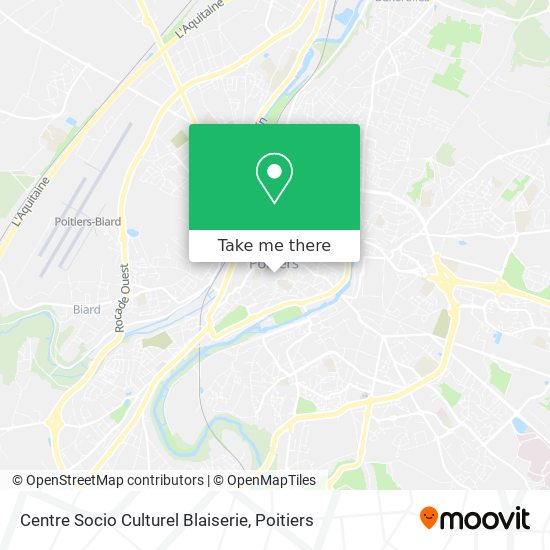 Centre Socio Culturel Blaiserie map