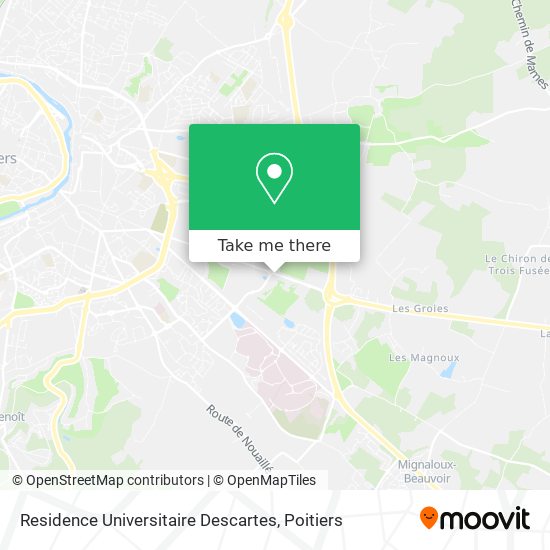 Residence Universitaire Descartes map